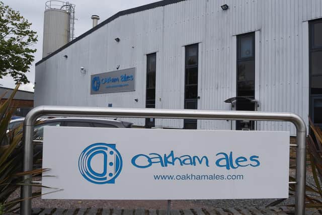 The premises of brewery Oakham Ales in Maxwell Road, Woodston, Peterborough.