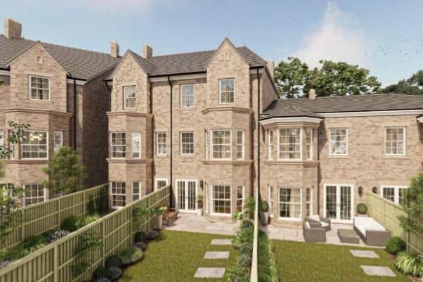 An image illustrating the proposed south elevation of the new development at Garden House.