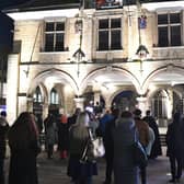 Inter Faith vigil on Cathedral Square, Peterborough, to support the Turkey/Syria earthquake victims.