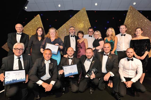 Some of the winners from the Peterborough Telegraph Business Awards 2017 .