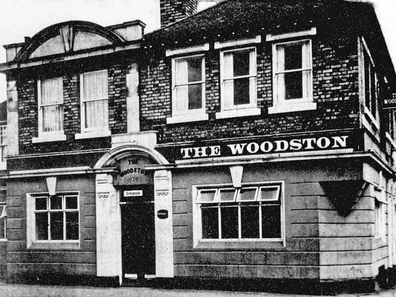 The Woodston pub in Belsize Avenue pictured in the early 1970s