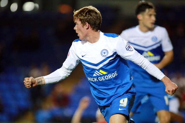 First Posh goal aged 19 years 09 months 29 days v Leyton Orient, September 2, 2014 (pictured). Posh splashed out £500k to bring this teenager from Hartlepool and he scored on his Posh debut, a late strike in a 3-2 EFL Trophy defeat at home to Orient. It was six months before he would score again in a 2-0 win at Doncaster after it had been esatblished he was horribly overpriced. It took Posh three years to offload him to Forest Green after loan spells at Bradford City, Hartlepool and Bristol Rovers. Now at South Shields of the National League North after stints at Barrow, Hartlepool (again) and York.