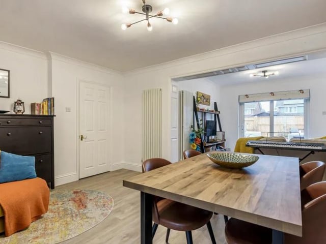 This four bed semi-detached house in Lasham Walk, Fareham, is on the market for £325,000. It is listed by Beals - Fareham on Zoopla.