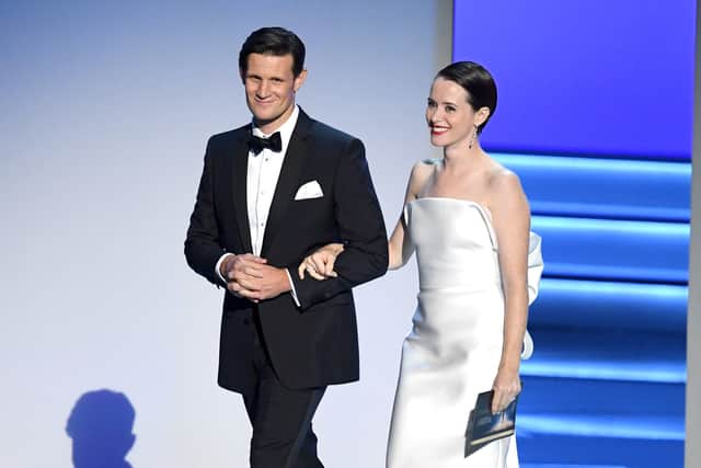 Matt Smith and Claire Foy at the 2017 Emmy Awards ceremony (picture: Kevin Winter/Getty Images)