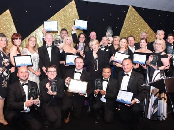 The winners of the Peterborough Telegraph Business Awards 2017.