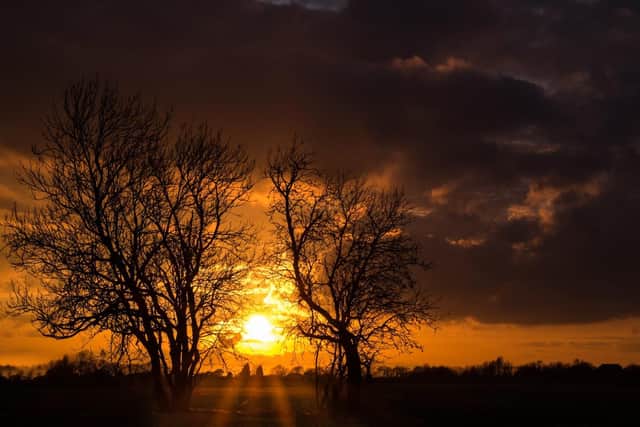 Kevin Hussey sent us this stunning sunset over Sawtry