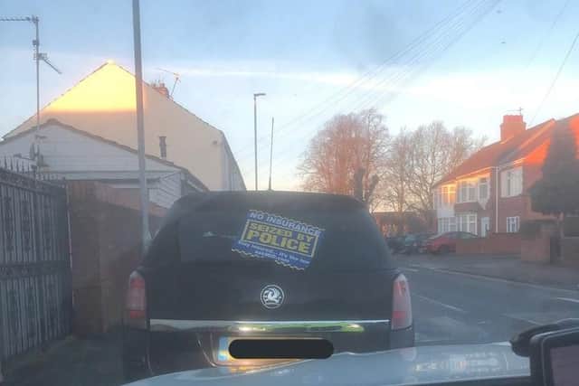 No insurance and a provisional licence holder with no supervision. Car off to police parking and driver reported