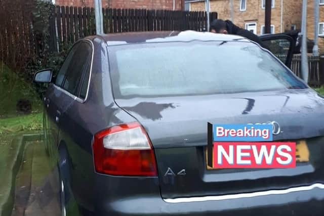 Stopped for no insurance. Driver told police "My daughter in law said she would sort it". Car seized and driver reported.