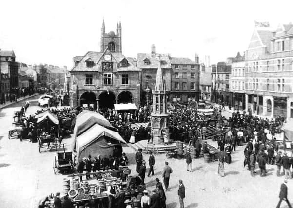 Cathedral Square market in years gone by