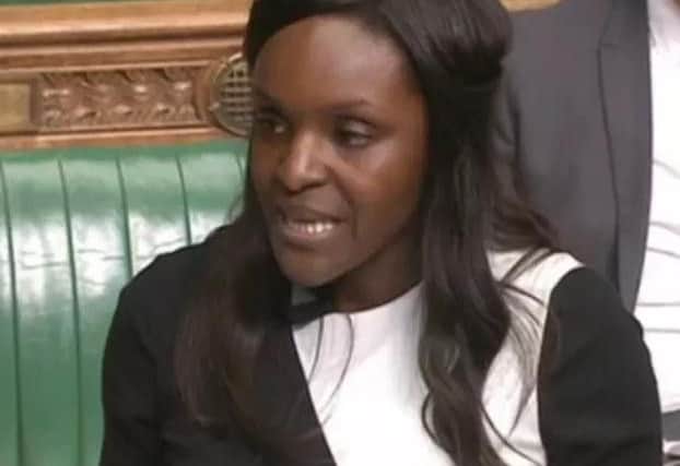 Fiona Onasanya during a House of Commons debate