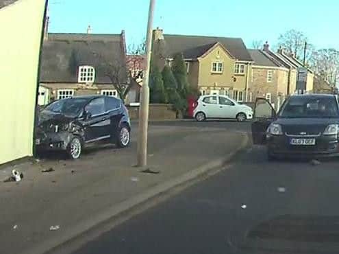The scene of the crash. Photo: Stephen Gordon