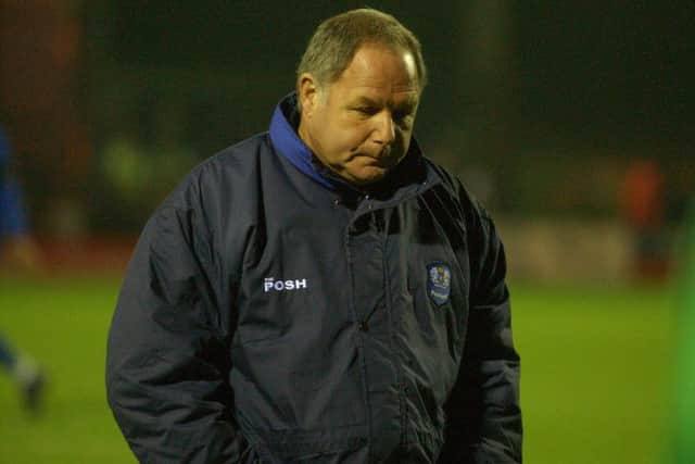 Posh manager Barry Fry after a defeat.