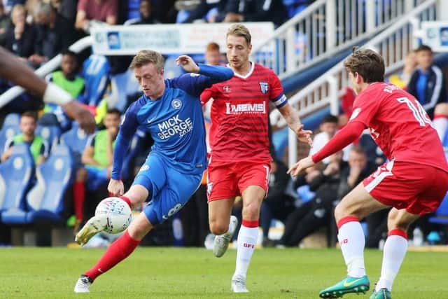 Chris Forrester made a pleasing return to the Posh starting line-up at Charlton.