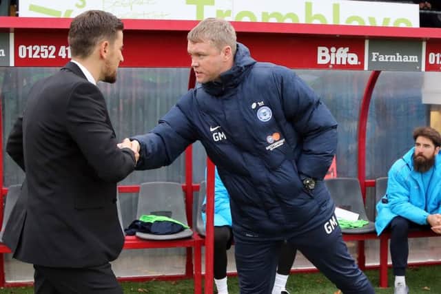 6/10 for Posh manager Grant McCann.