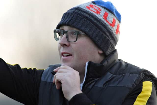 Holbeach manager Seb Hayes.