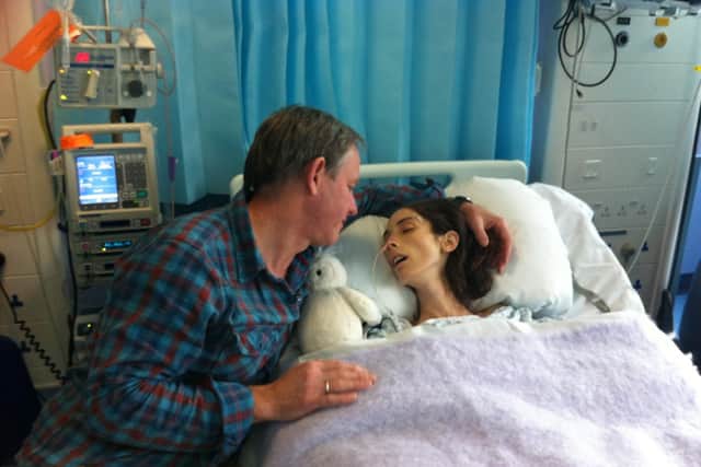 Averil and her dad Nic. Photo supplied by the family