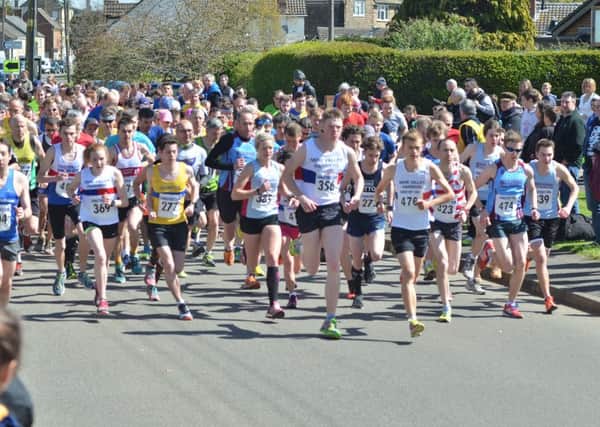 Action from the Langtoft 10k road race.