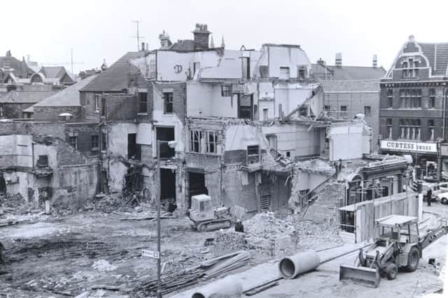 The site of the new Queensgate Shopping Centre?
