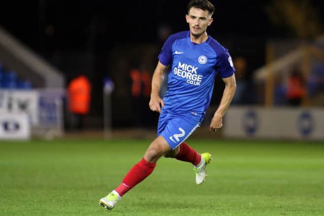 Posh right-back Liam Shephard is in the squad for the trip to Fleetwood.
