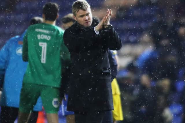 Posh manager Grant McCann.