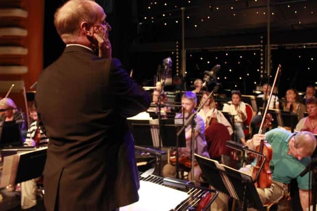 Alex with the Blue Light Symphony Orchestra