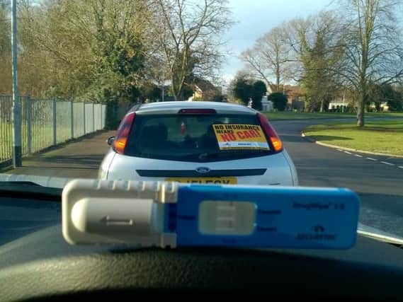 One of the vehicles seized by police for no insurance. Photo: @roadpoliceBCH