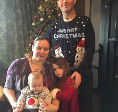 Adam and his family