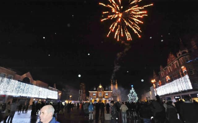 New year celebrations in 2014 in Cathedral Square