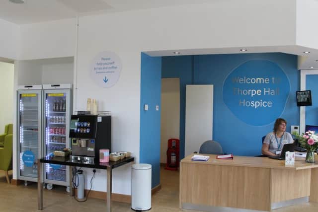 Sue Ryder Thorpe Hall Hospice reception