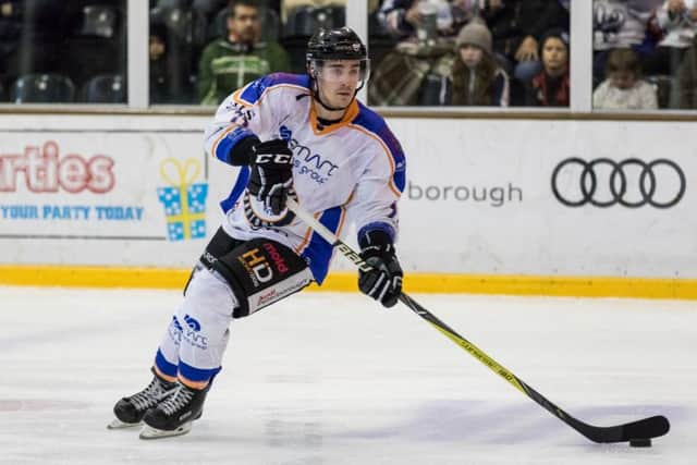 Owen Griffiths was another goalscorer and the Phantoms man-of-the-match. Picture: Tom Scott