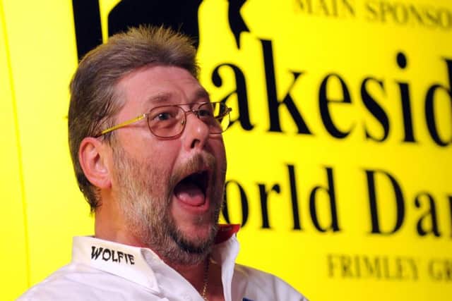 Martin Adams celebrates winning the BDO 2010 Lakeside World Championships at Lakeside Country Club, Frimley Green.