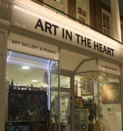 Art in the Heart, in Westgate Arcade.