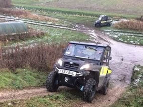 Police are geared up ready to tackle hare coursing in Lincolnshire