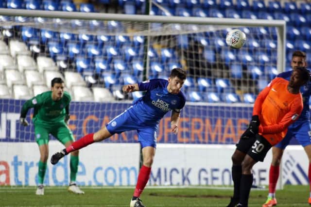 Club captain Jack Baldwin could return for Posh at Luton.