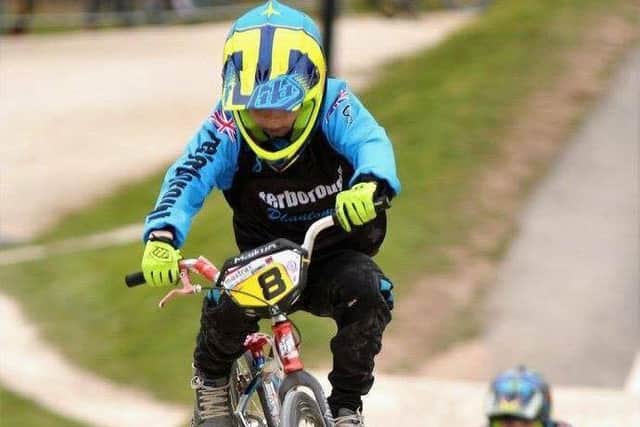 Joseph Carey in action.