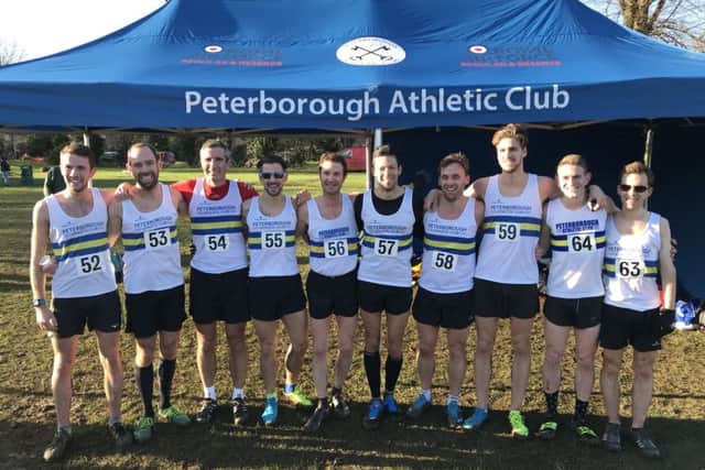 The Peterborough Athletic Club senior men's team.
