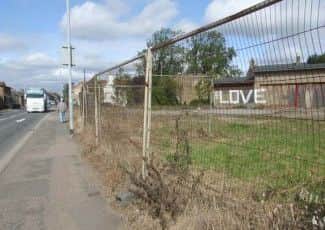 The proposed site for a new convenience store in Whittlesey