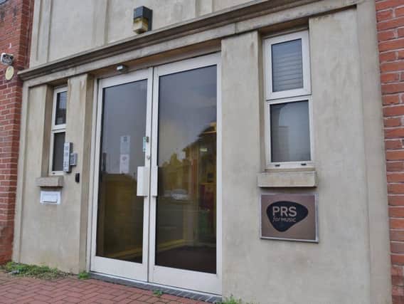 The offices of PRS for Music in Church Walk, Peterborough.
