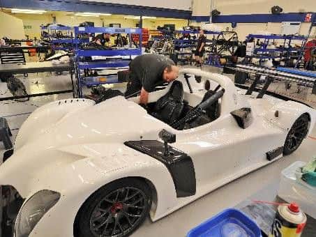Top quality engineering at Radical Sportscars in Peterborough.