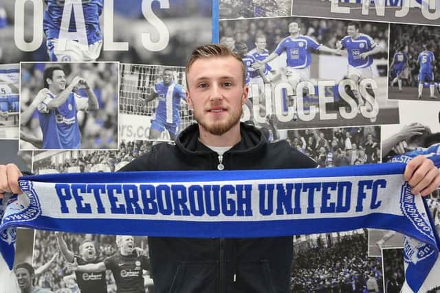 New Posh signing George Cooper.