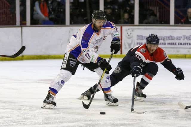 James Ferrara scored for Phantoms against Swindon.