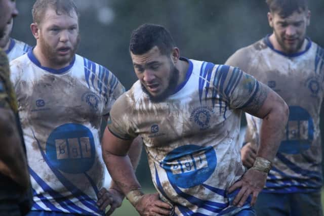 New Lions hooker Niko Moa in against Longton. Picture: Mick Sutterby