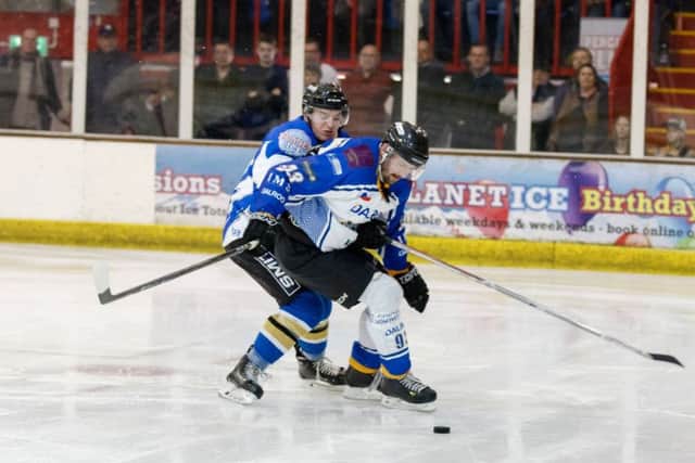 Ales Padelek scored a hat-trick for Phantoms at MK Thunder.