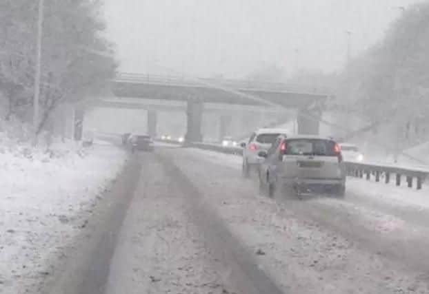Snow on Peterborough's Parkways last month