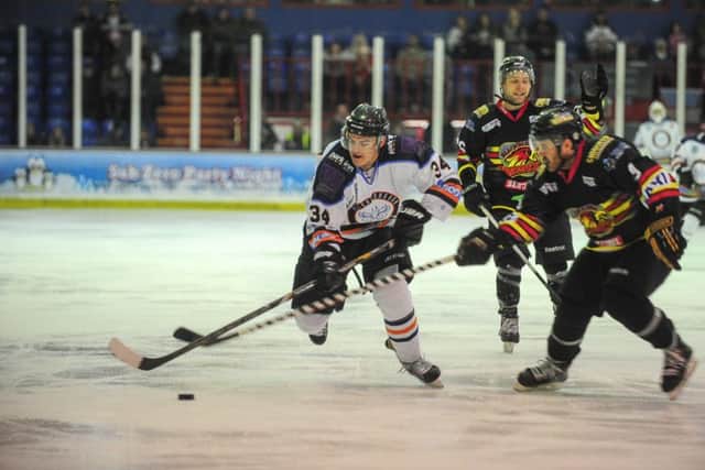 Former Phantoms star Mason Webster scored twice against his old club for Invicta.
