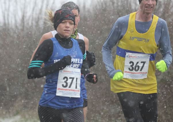 Tracy McCartney was first female finisher in the Folksworth 15. Picture: Tim Chapman