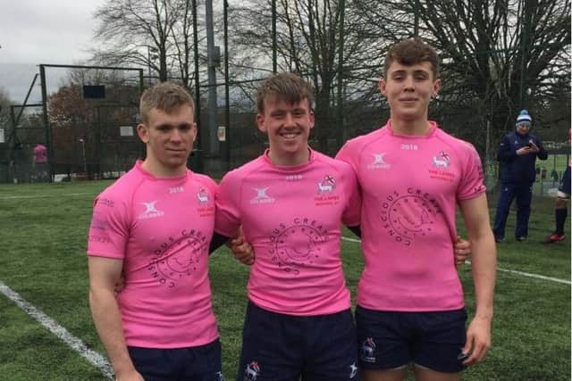 Olly Mann, Jack Trundley and Bradley Hutler played for the Independent Schools XV.
