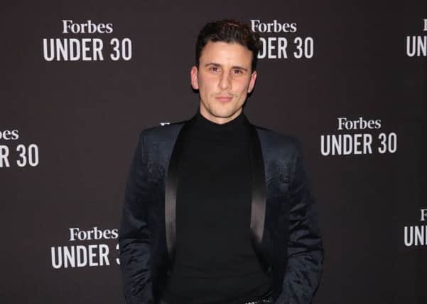 Joseph Valente at the celebration hosted by Forbes.