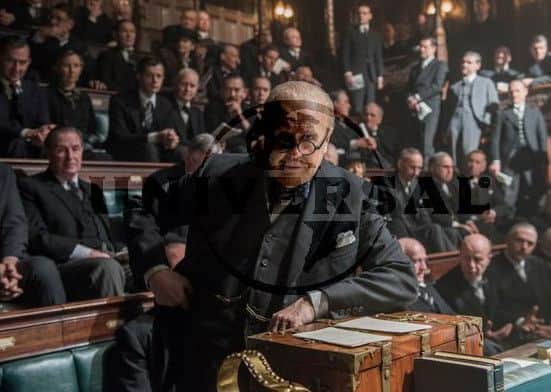 Gary Oldman as Winston Churchill in Darkest Hour Â© 2017 FOCUS FEATURES LLC