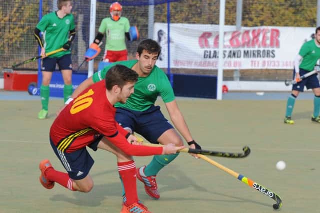 Adam Wilson (red) was in fine form for City of Peterborough over the weekend.
